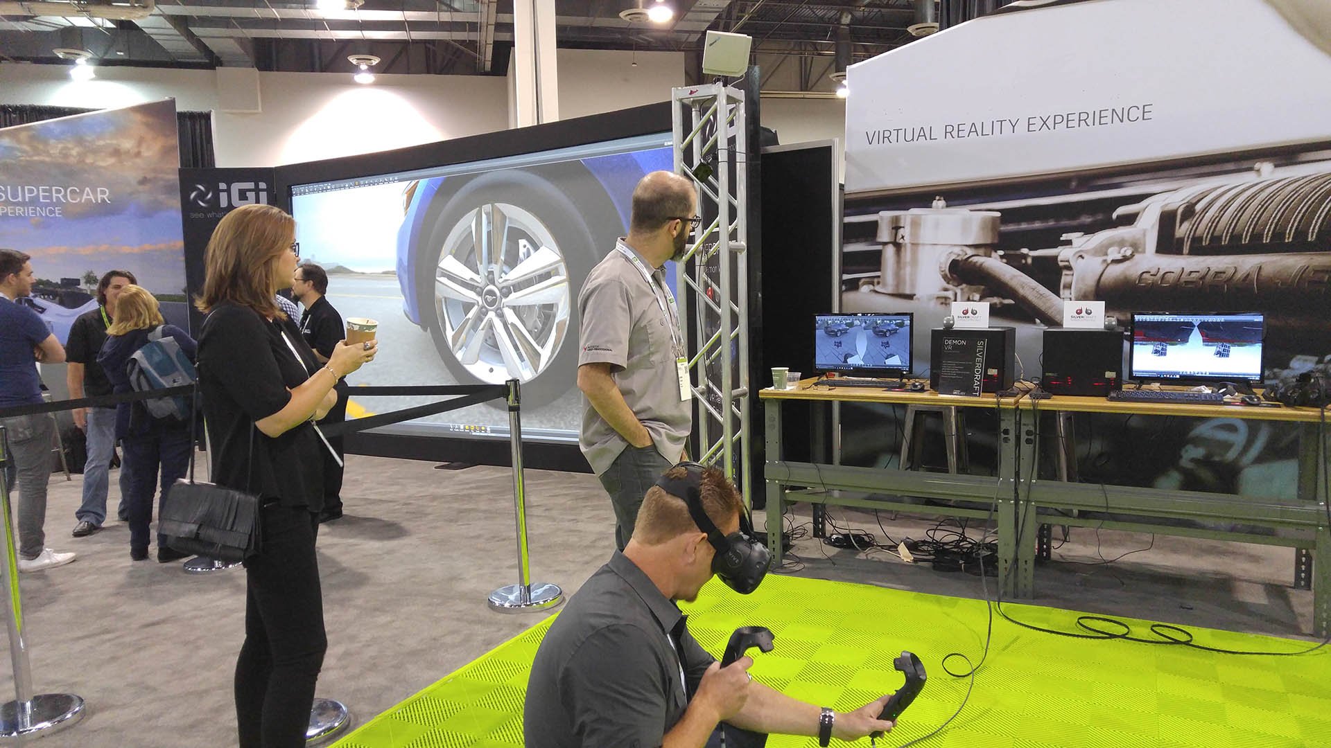 automotive virtual reality experience at Autodesk university
