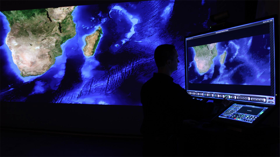 high definition 4k screen AV technology geographical map