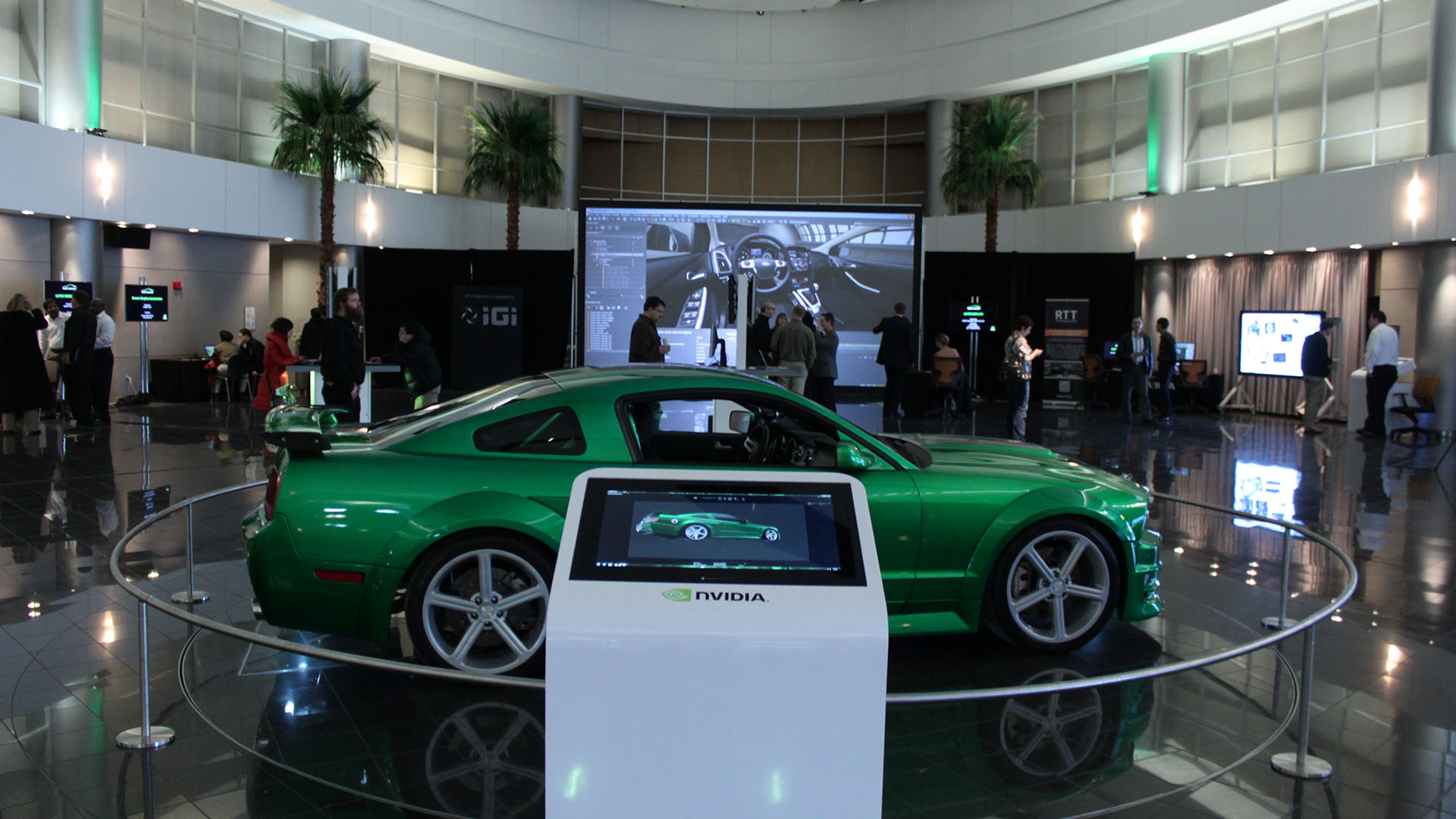 NVIDIA day at Ford IGI 23' 4K powerwall automotive