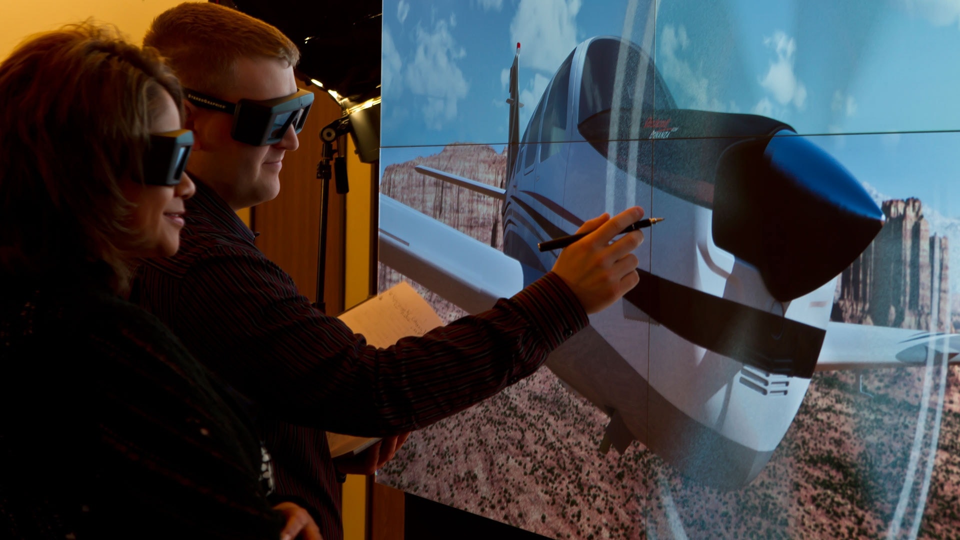 IGI 4K forum stereo glasses aerospace virtual reality
