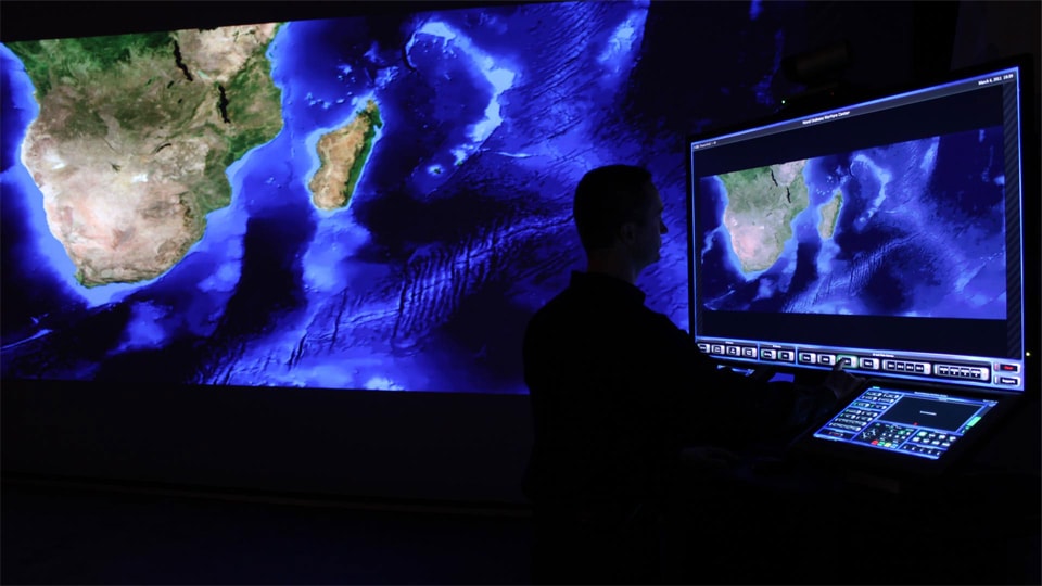 high definition 4k screen AV technology geographical map